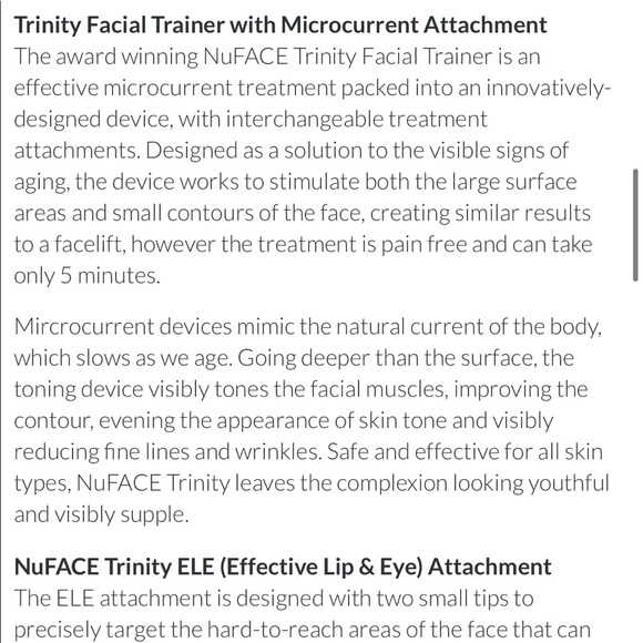 NuFace Trinity SOLD - Picture 2 of 8